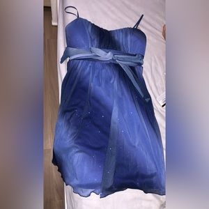 Beautiful blue sparkly dress